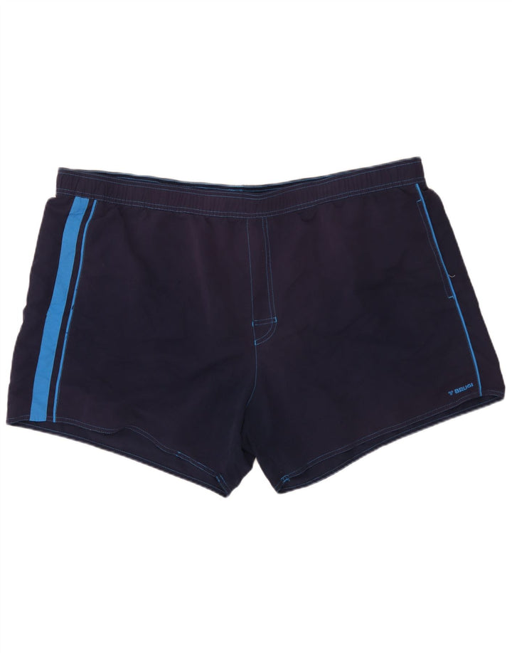 Brugi Badeshorts til mænd 4XL Marineblå Colourblock Polyester