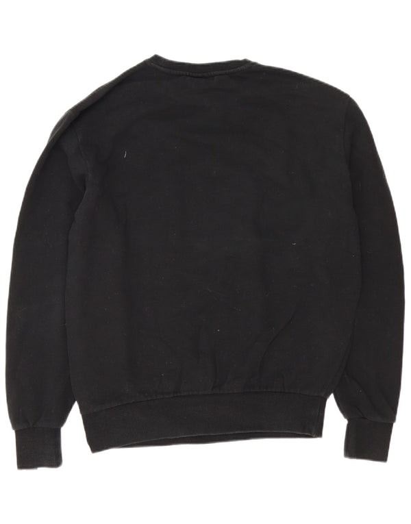 Ellesse Herre Sweatshirt Jumper Medium Sort Bomuld