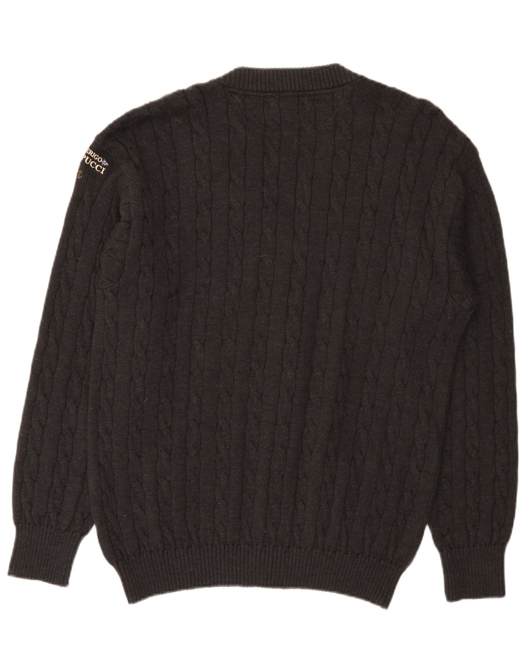 Amerigo Vespucci Herre Cardigan Sweater XL Grå Ny Uld