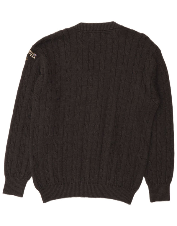 Amerigo Vespucci Herre Cardigan Sweater XL Grå Ny Uld