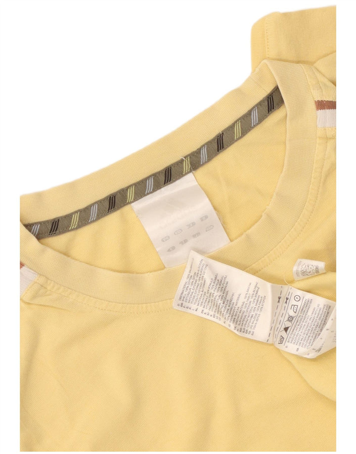 Adidas Herre T-Shirt Top Stor Gul Bomuld