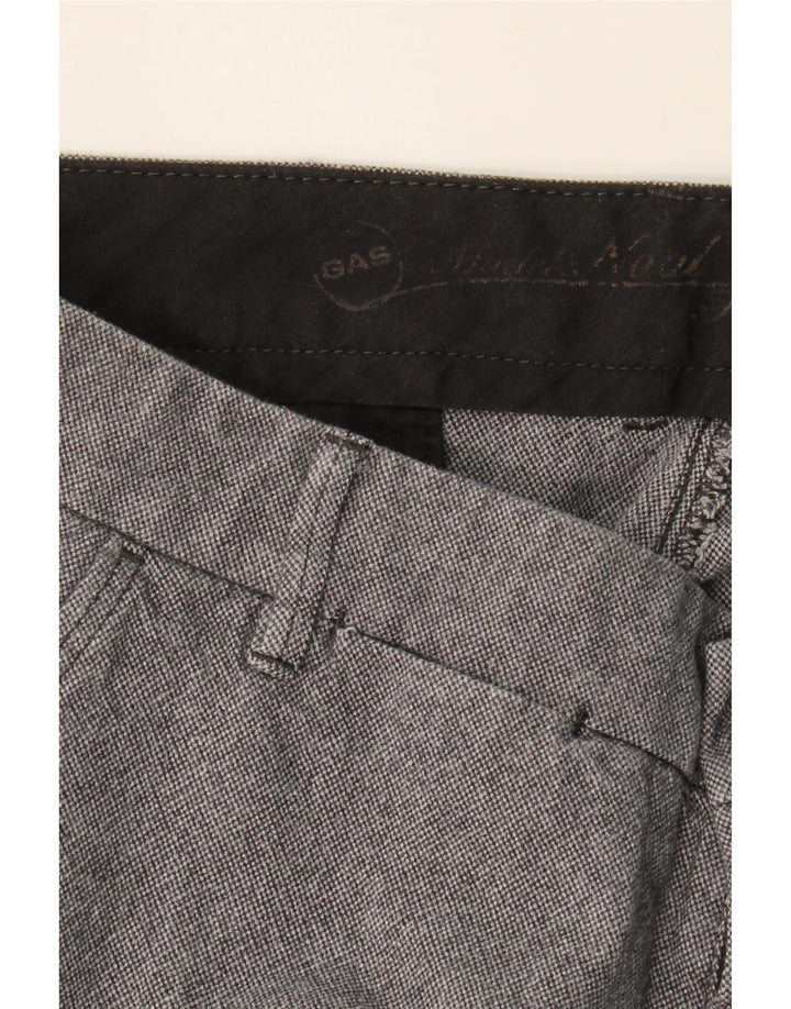 GAS Mens Slim Chino Trousers W30 L34 Grey Cotton Vintage Gas and Second-Hand Gas from Messina Hembry 