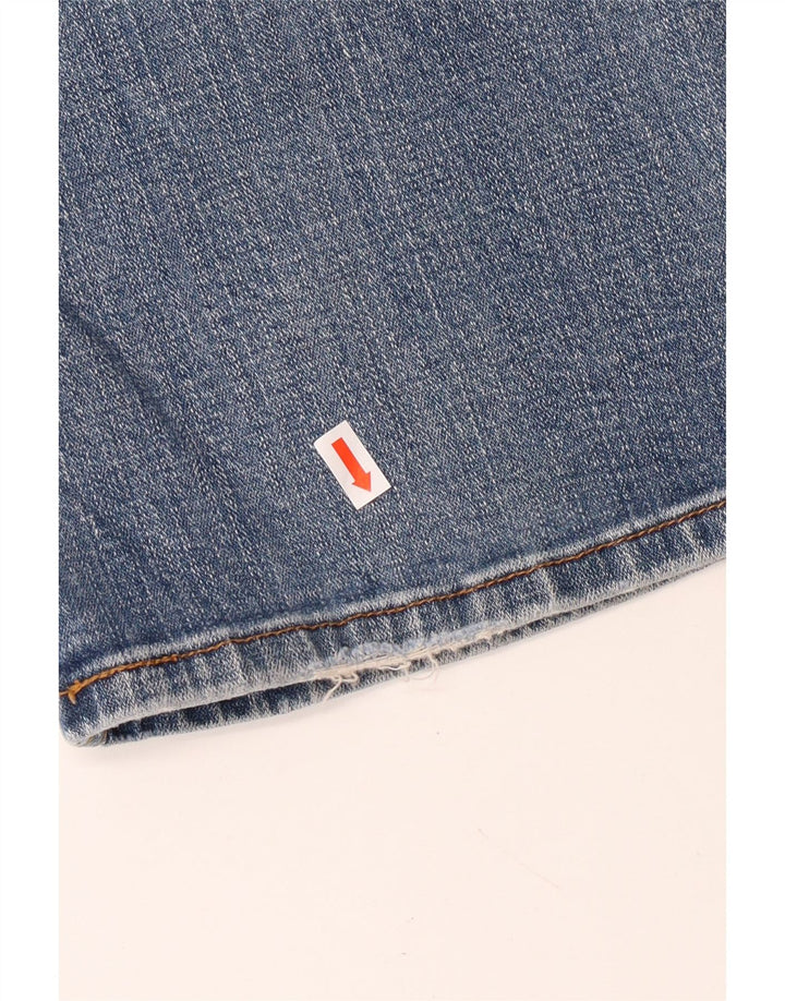 Levi's Dame 518 Super Low Bootcut Jeans US 9 Medium W30 L31 Blå Bomuld