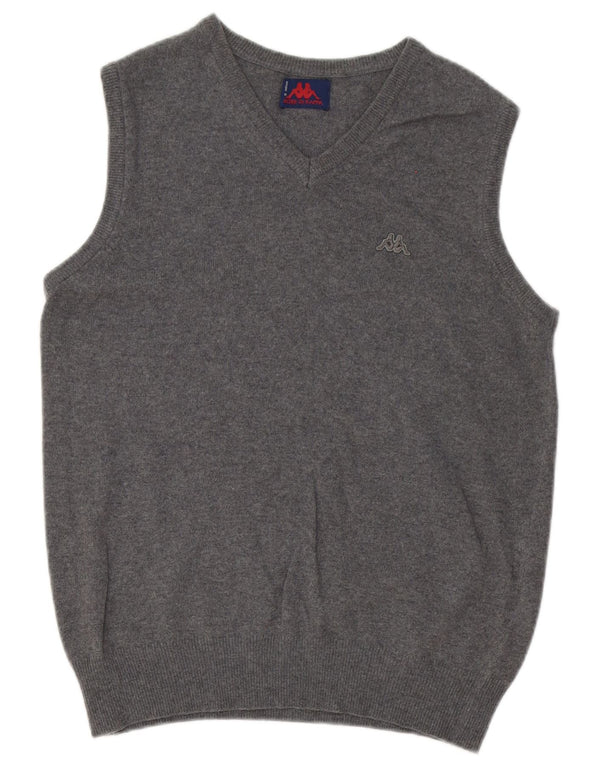 Kappa Herrevest Tank Top Medium Grå Uld