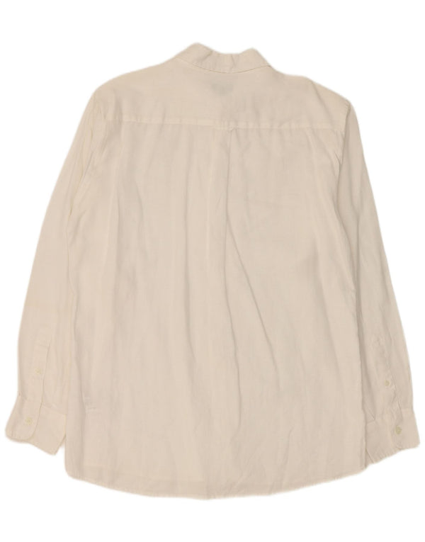 Jaeger Herreskjorte Medium Hvid Linned
