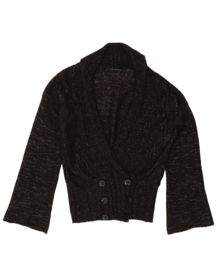 Sisley Dame Cardigan Sweater UK 14 Medium Sort Flecked