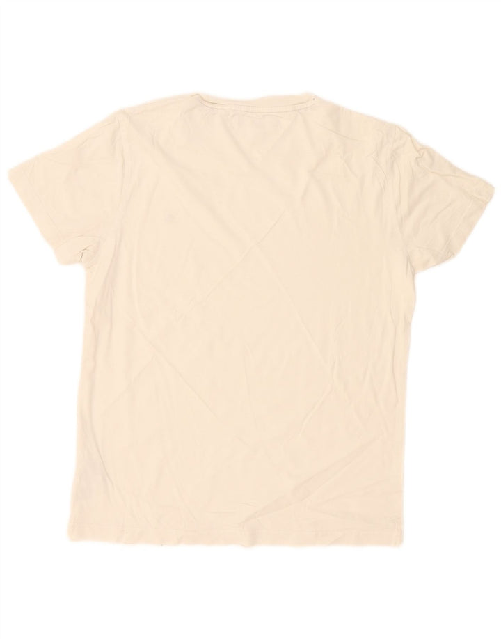 Tommy Hilfiger Herre T-Shirt Top Medium Hvid Bomuld