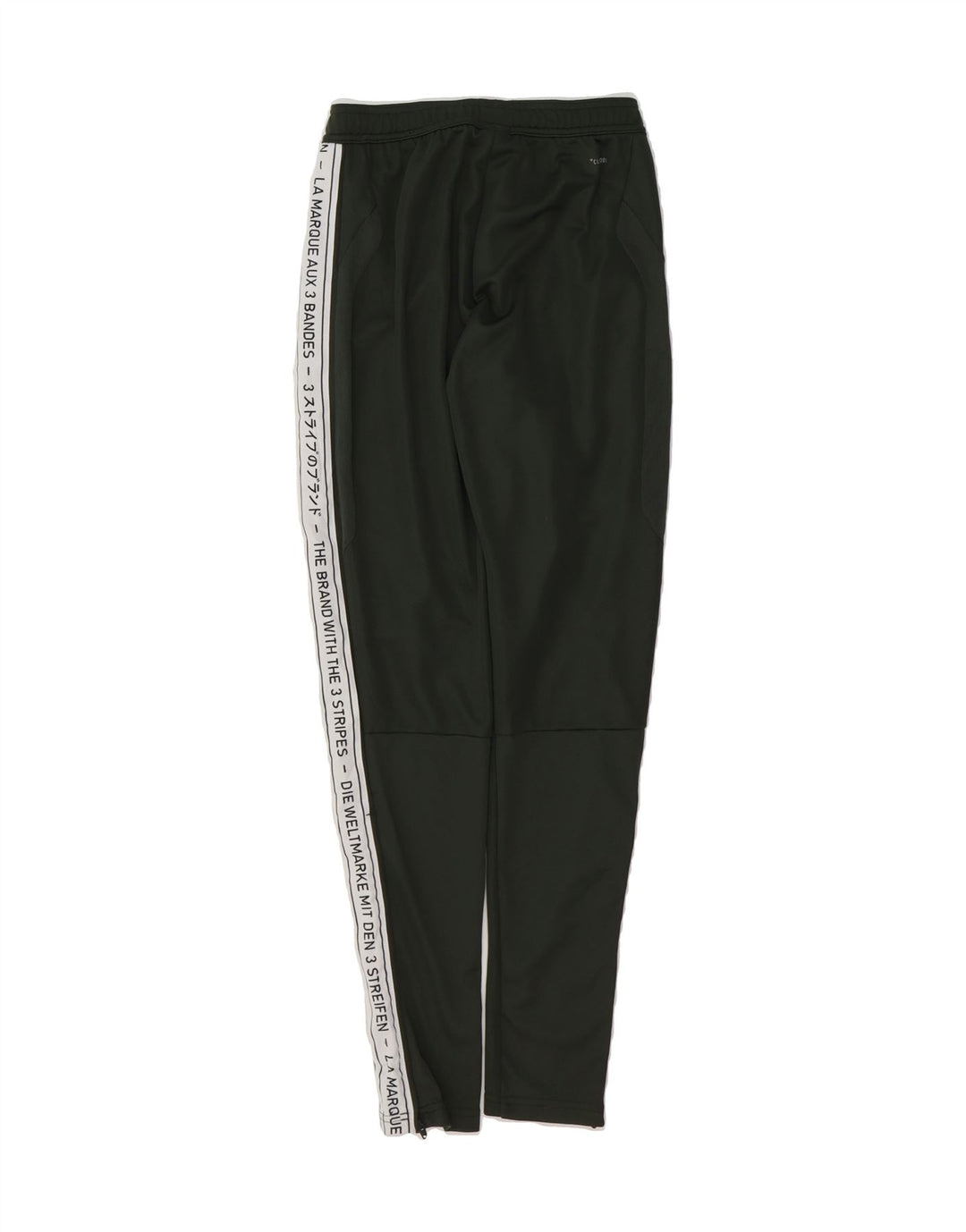 ADIDAS Mens Graphic Tracksuit Trousers Joggers XS Green Polyester Vintage Adidas and Second-Hand Adidas from Messina Hembry 
