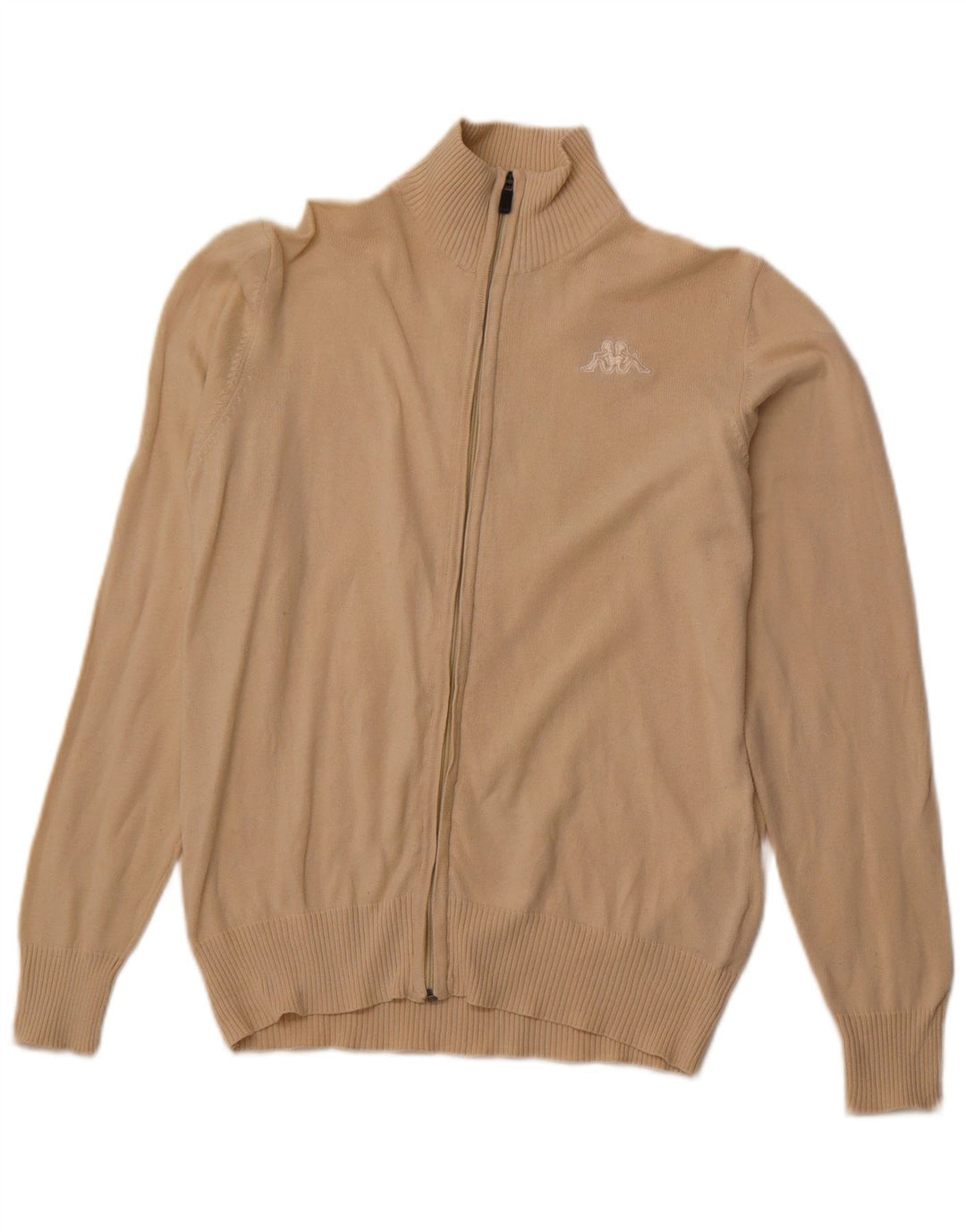 KAPPA Herre Cardigan Sweater Lille Beige Bomuld