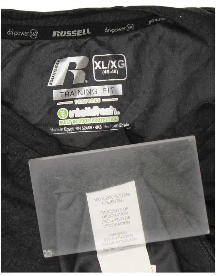 RUSSELL ATHLETIC Herre Dri-Power Vest Top UK 46/48 XL Grå Polyester
