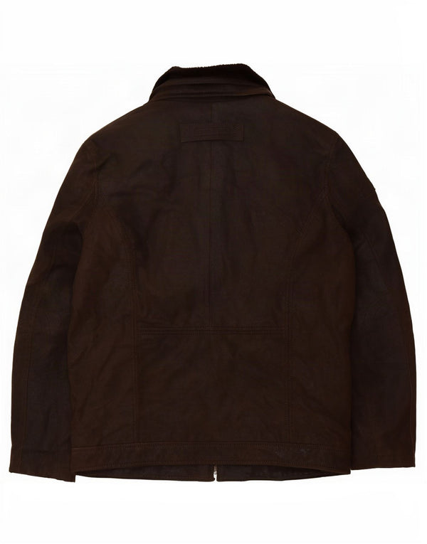 State of Art Herre Læderjakke UK 44 2XL Brun