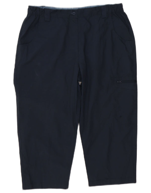Mountain Warehouse Dame Cargo Trousers UK 12 Medium W32 L20 Navy Blue