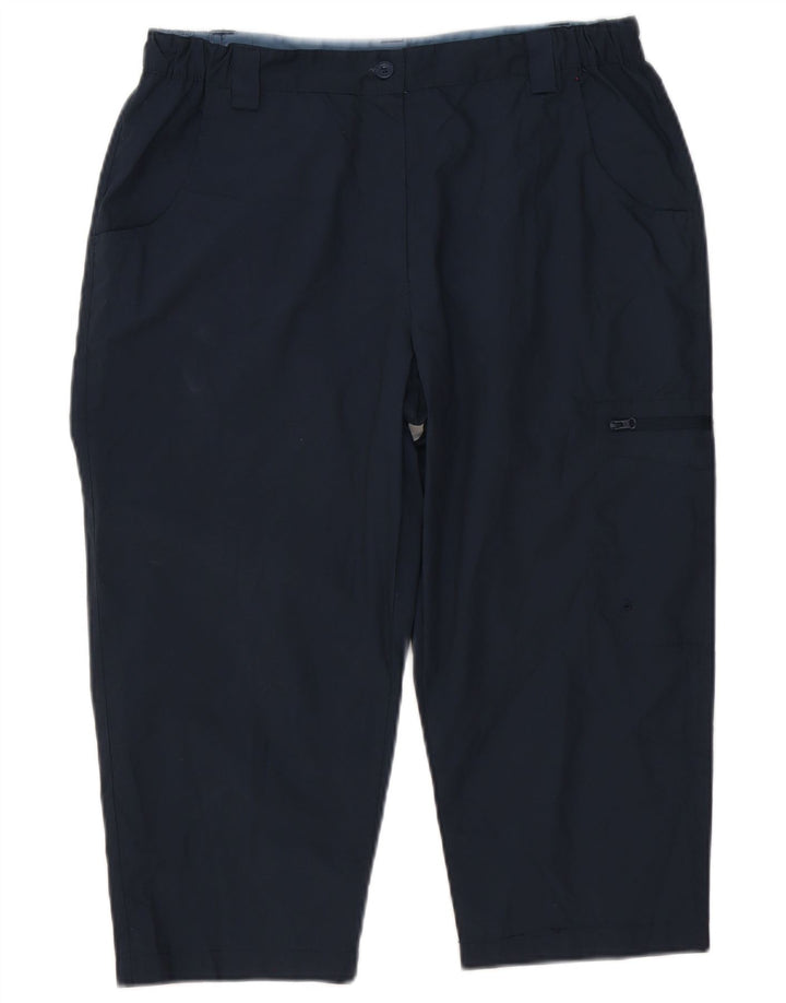Mountain Warehouse Dame Cargo Trousers UK 12 Medium W32 L20 Navy Blue