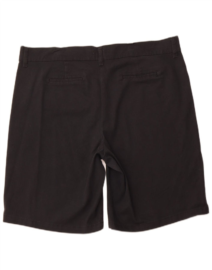 Lee Womens Riders Bermuda Shorts US 18 XL W40 Sort Bomuld