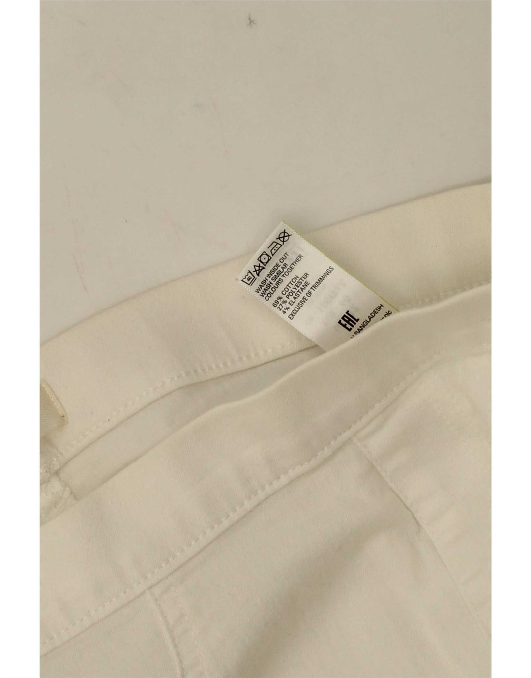 Marks & Spencer Dame Jegging Jeans UK 12 Medium W28 L27 Hvid Bomuld
