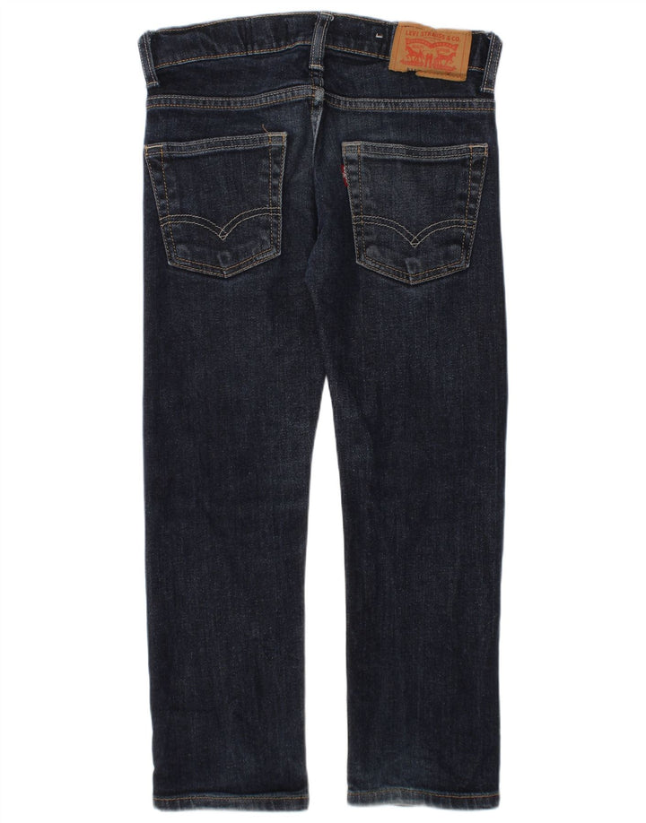 LEVI'S Boys 511 Slim Jeans 5-6 Years W22 L19 Navy Blue Cotton