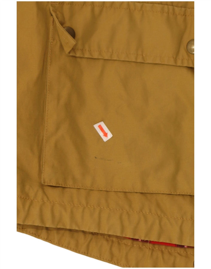 Jack Wolfskin Dame Hooded Parka Jacket UK 14 Stor Beige Bomuld