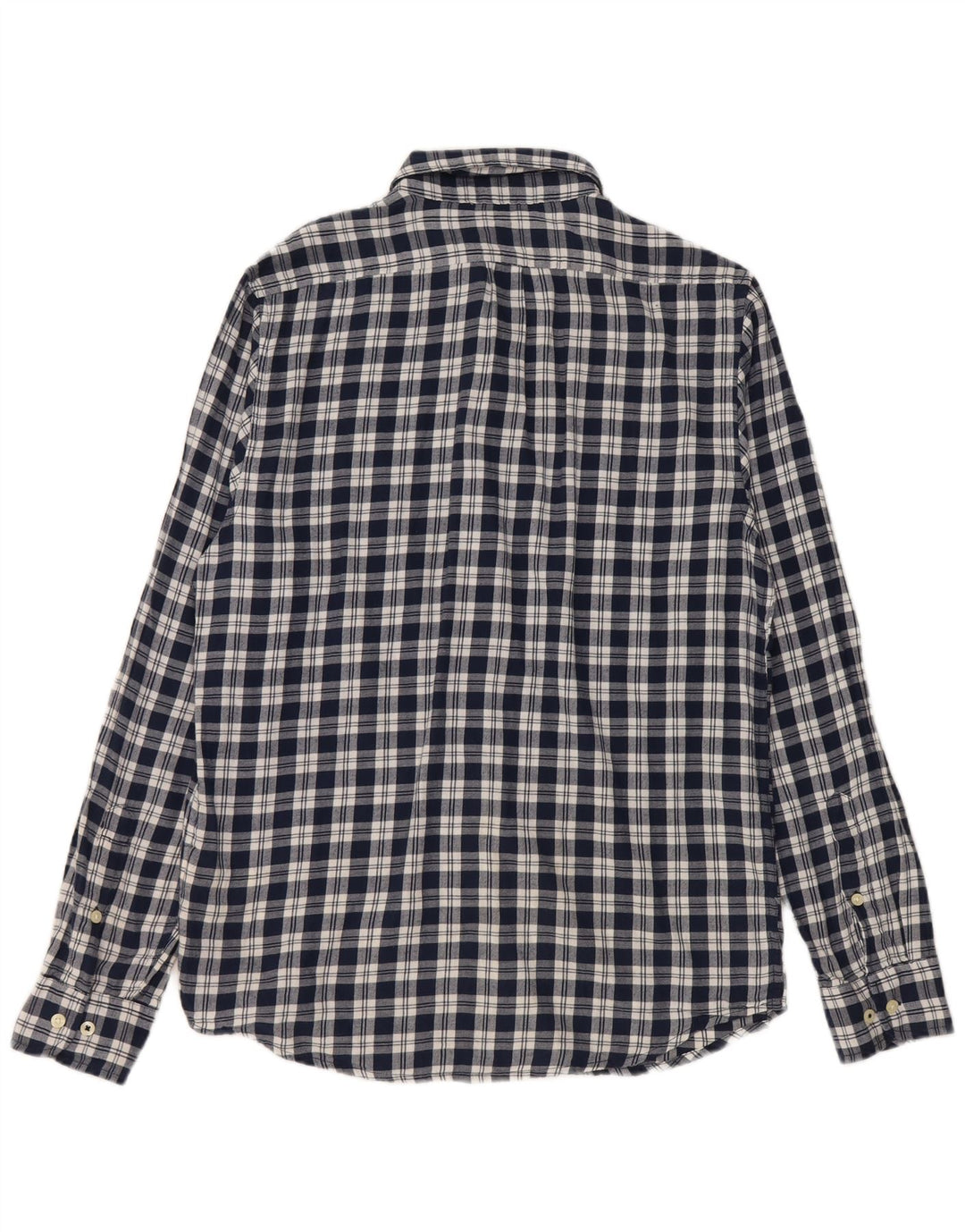 Lee Herre Regular Fit Flanellskjorte Medium Navyblå Ternet Bomuld