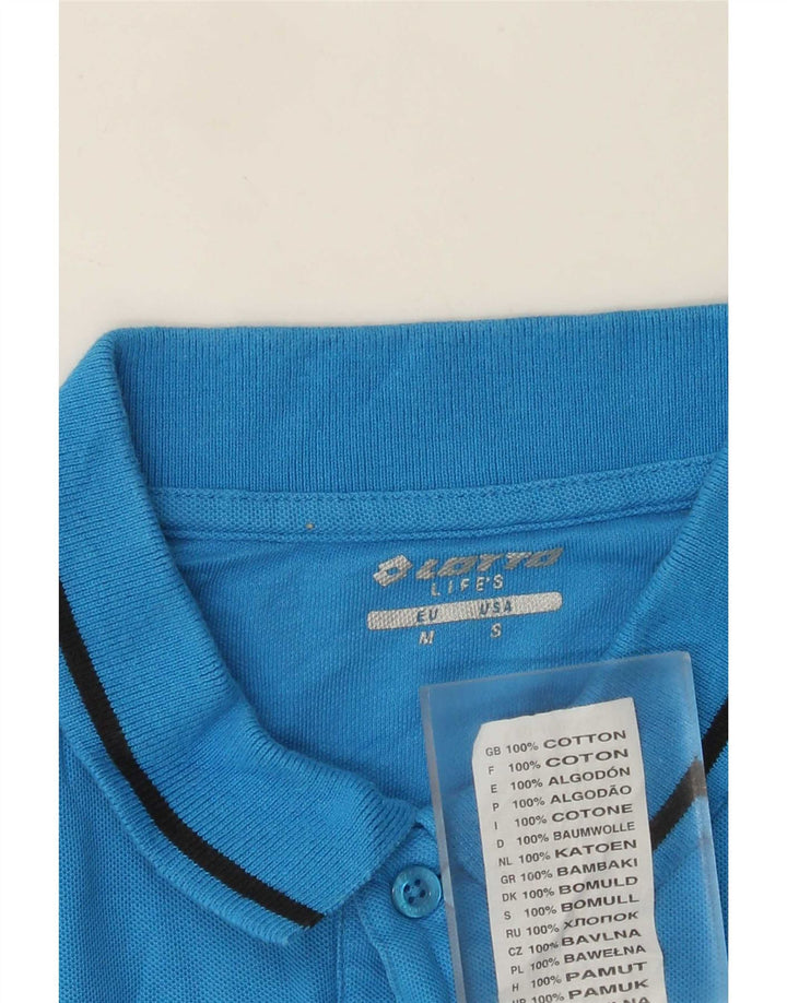 Lotto Herre Polo Shirt Medium Blå Bomuld