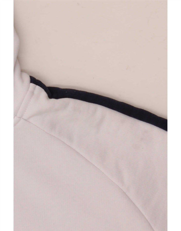 Fila Herre grafisk hættetrøje Jumper Medium White Colourblock Bomuld
