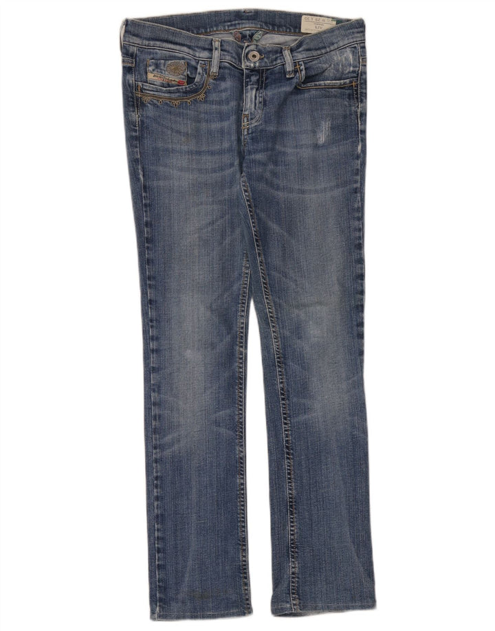 Diesel Dame Liv Slim Jeans W29 L30 Blå Bomuld