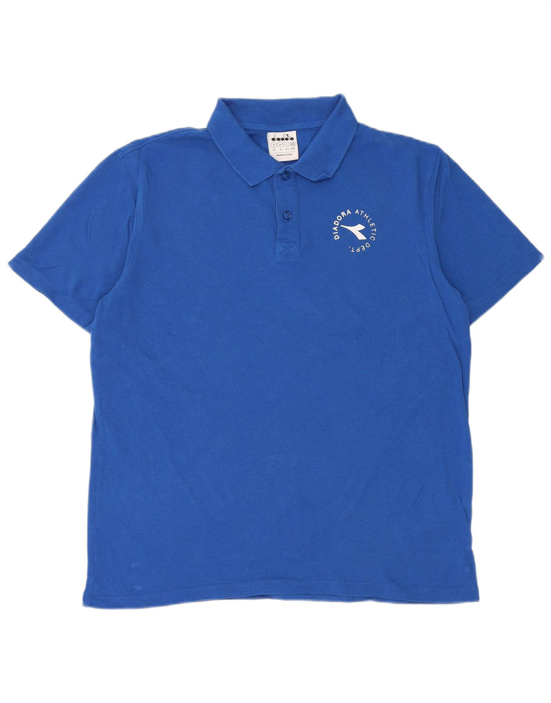 Diadora herre poloshirt Medium blå bomuld