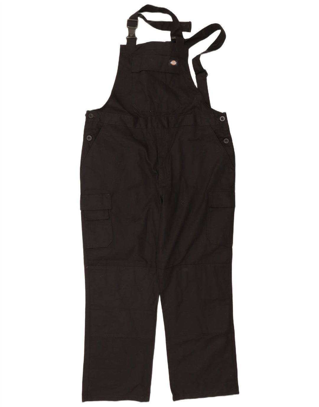 Dickies Herre Lige Dungarees Cargo Bukser 2XL W44 L31 Sort Polyester