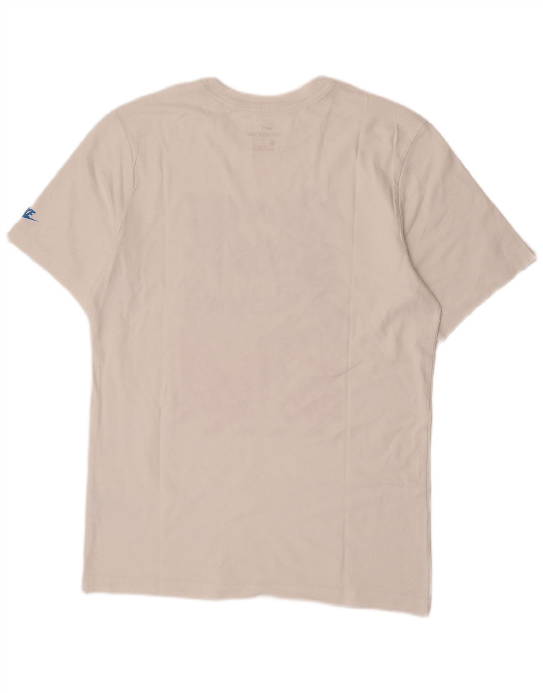 Nike herre Swoosh grafisk T-shirt top mellem hvid bomuld