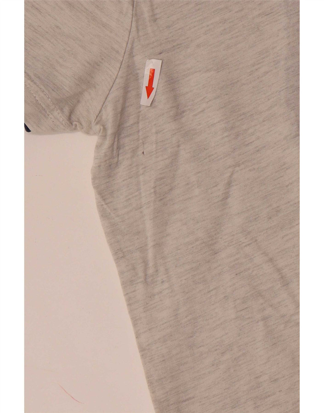 Desigual Herre Grafisk T-Shirt Top Stor Grå Bomuld
