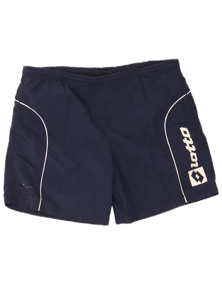 Lotto Herre grafiske badeshorts store marineblå