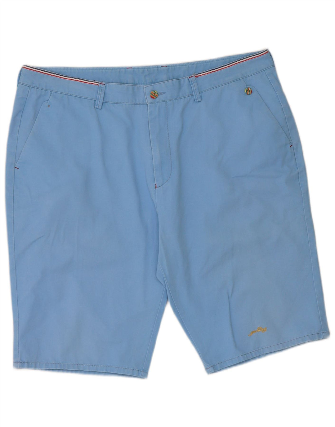 Paul & Shark Herre Chino Shorts W36 Large Blue Cotton