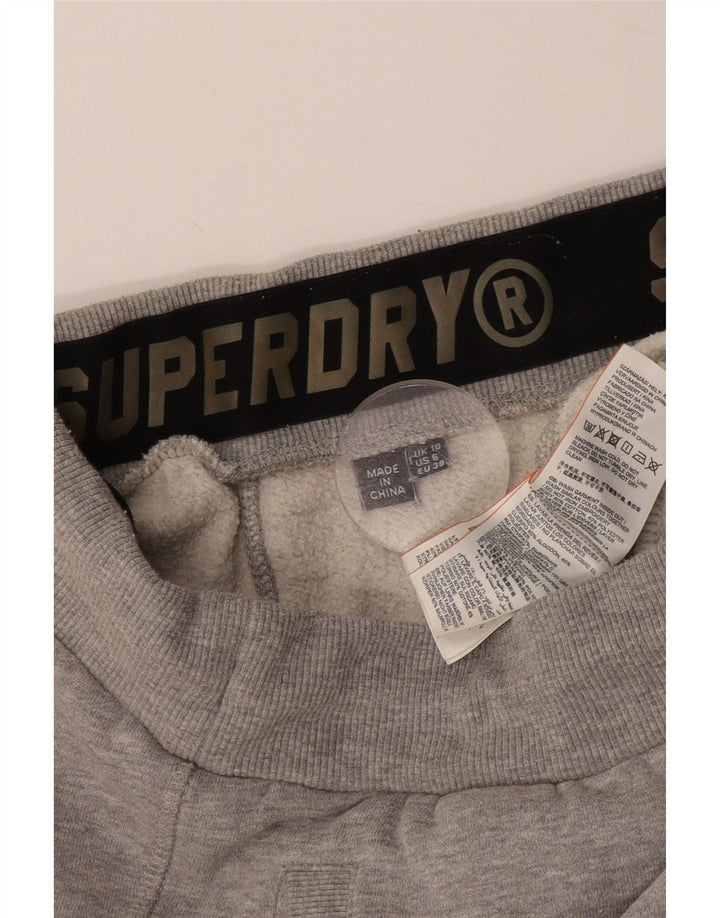 SUPERDRY Træningsdragt til kvinder Joggers UK 10 Små grå bomuld