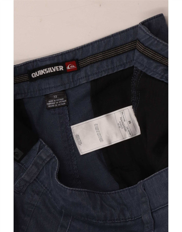 Quiksilver Chino Shorts til mænd W33 Medium Blue Bomuld