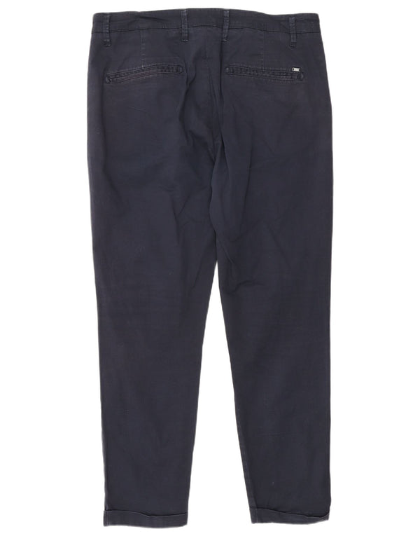 Liu Jo Herre Slim Chino Bukser IT 50 Large W34 L26 Marineblå Bomuld