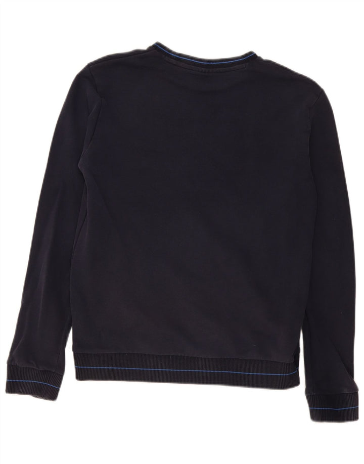 Hugo Boss Sweatshirt til mænd, lille marineblå bomuld