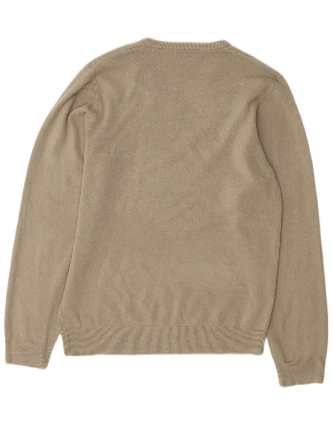 Marks & Spencer Herre Blue Harbor V-hals sweater Medium Beige