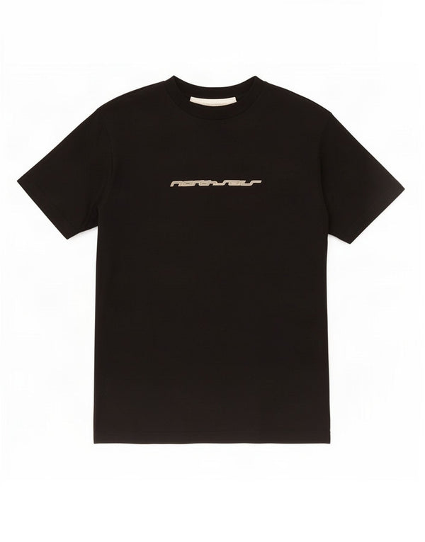 North Sails Herre Grafisk T-Shirt Top Stor Sort Bomuld