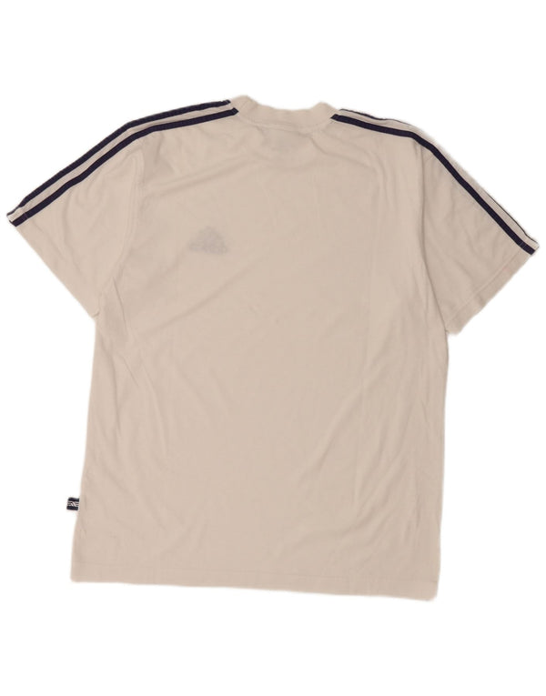 Adidas drenge T-shirt top 15-16 år hvid bomuld
