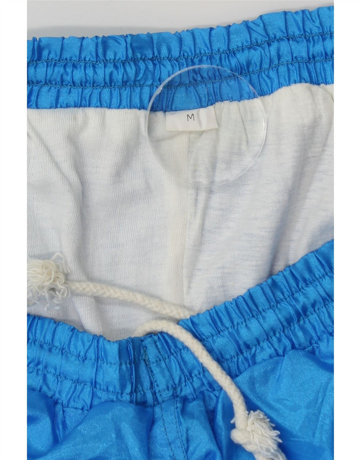 Vintage træningsdragt til mænd Joggers Medium Blue Colourblock Polyamid