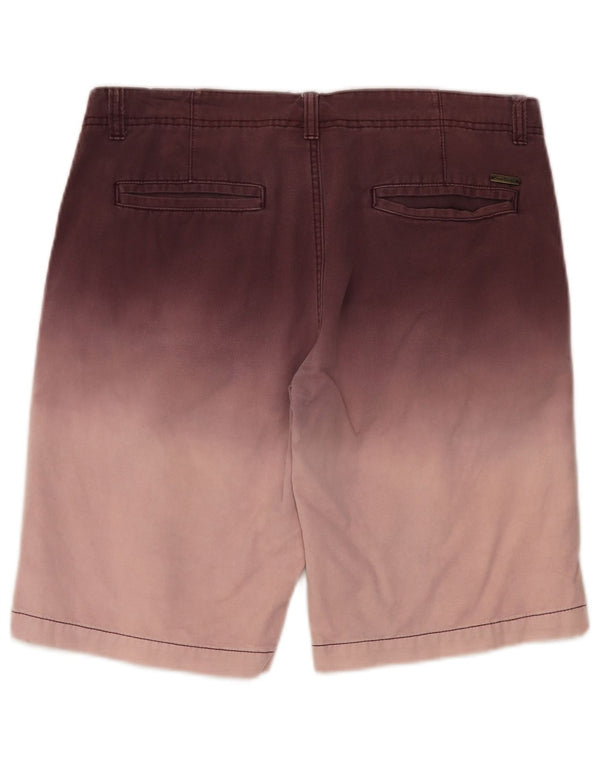 Pierre Cardin Herre Chino Shorts Medium W32 Brun Colourblock Bomuld
