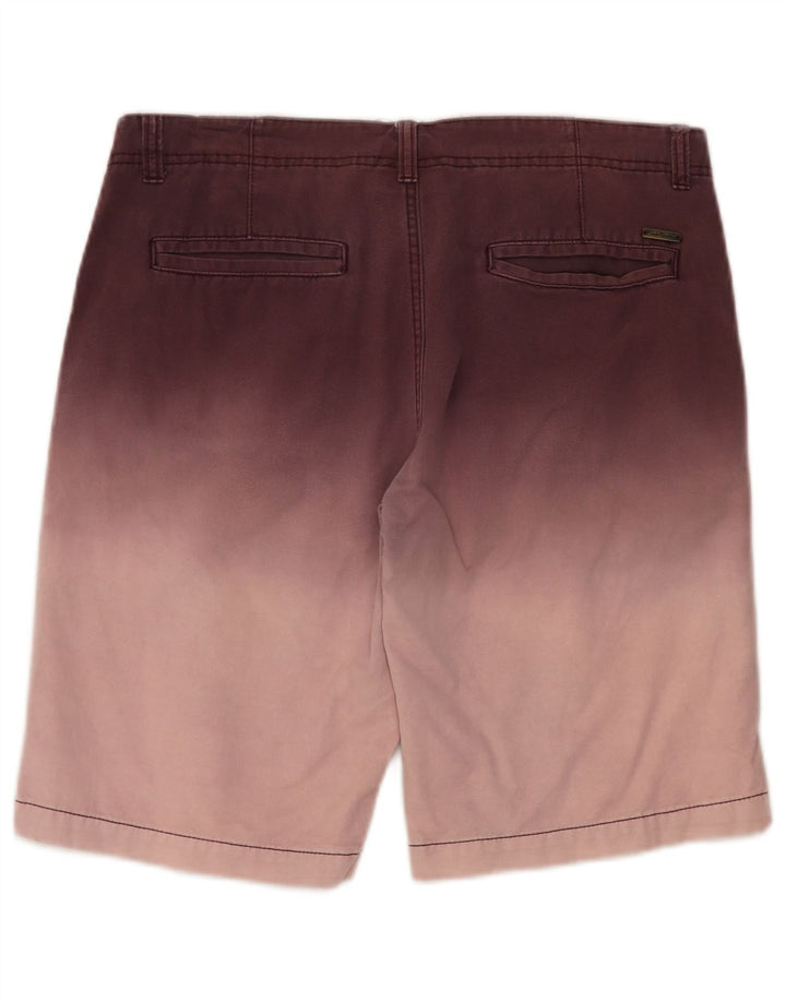 Pierre Cardin Herre Chino Shorts Medium W32 Brun Colourblock Bomuld