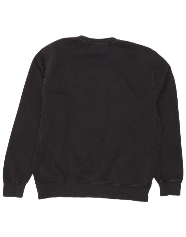 Nike Herre grafisk sweatshirt Jumper Medium Sort Bomuld