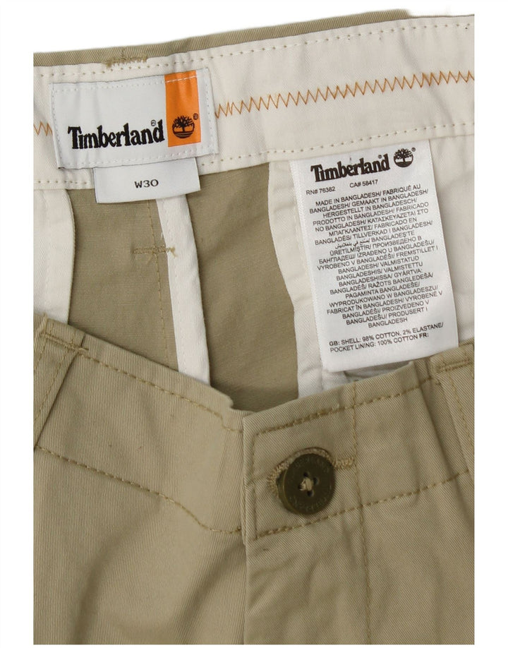 Timberland Herre Chino Shorts W30 Medium Green Bomuld