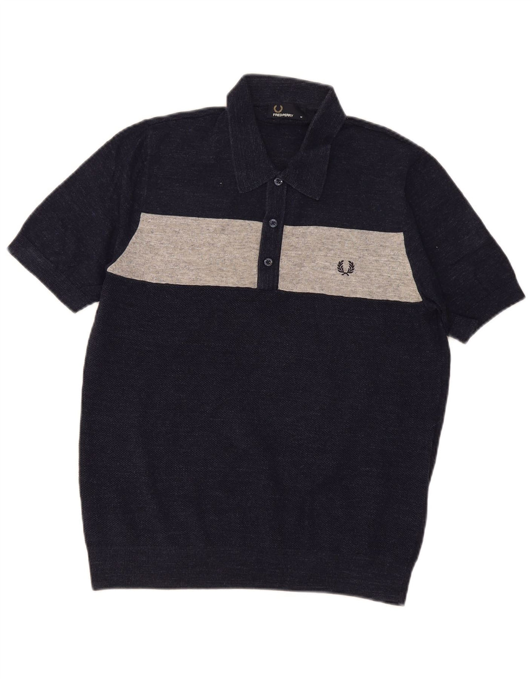 Fred Perry Herre poloshirt Medium Marineblå Colourblock Bomuld