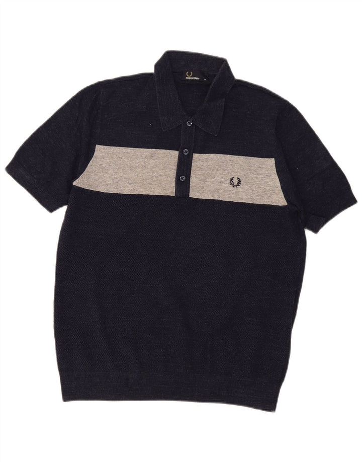 Fred Perry Herre poloshirt Medium Marineblå Colourblock Bomuld