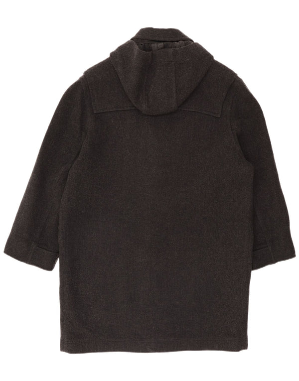 Paul & Shark Mens Hooded Duffle Coat UK 40 Large Grey Wool