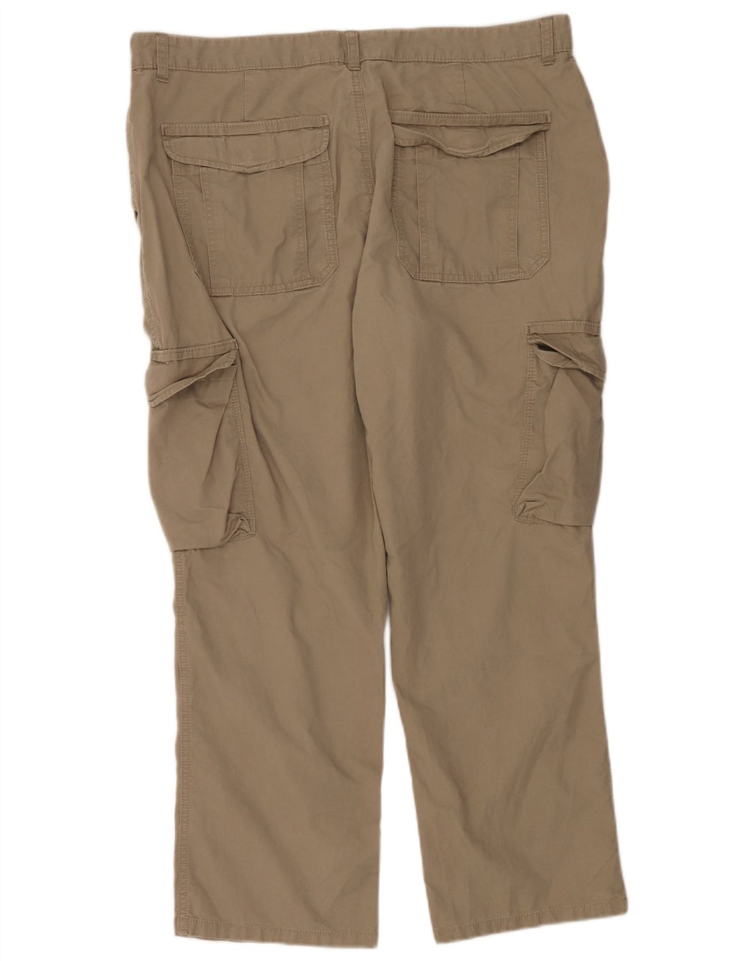 Marks & Spencer Herre Regular Fit Cargo Bukser W40 L29 Beige Bomuld