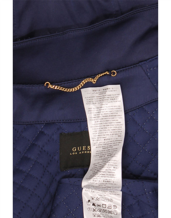 GUESS Oversized hættejakke til kvinder DK 12 Medium Navy Blue