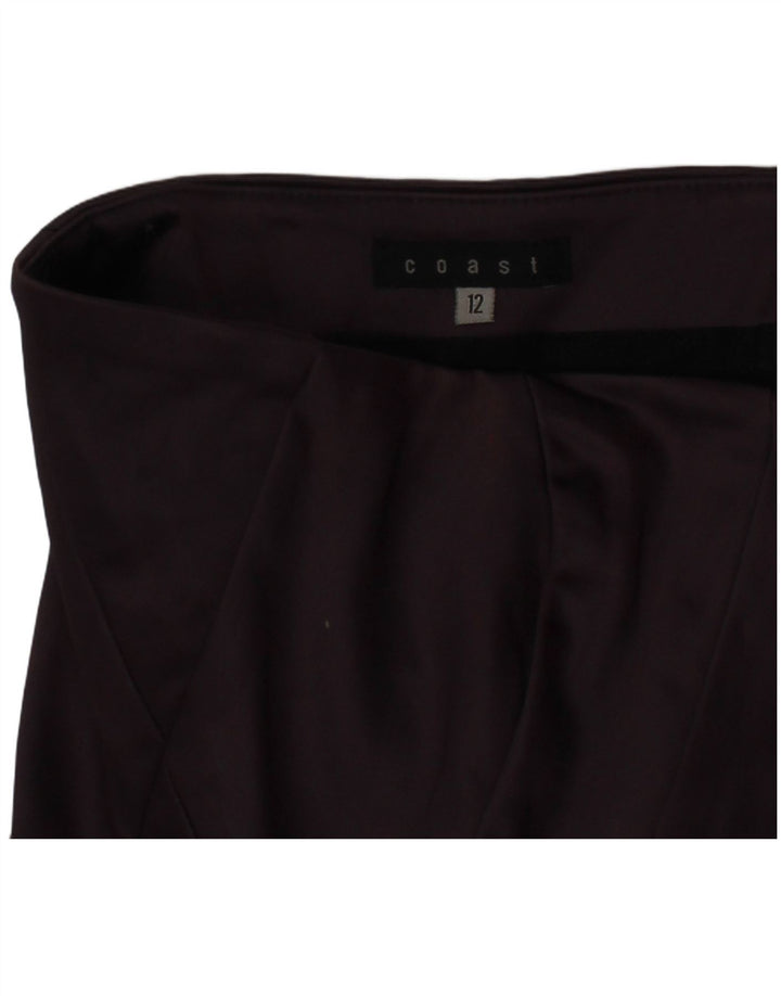 COAST Womens Corset Top UK 12 Medium Purple Acetate