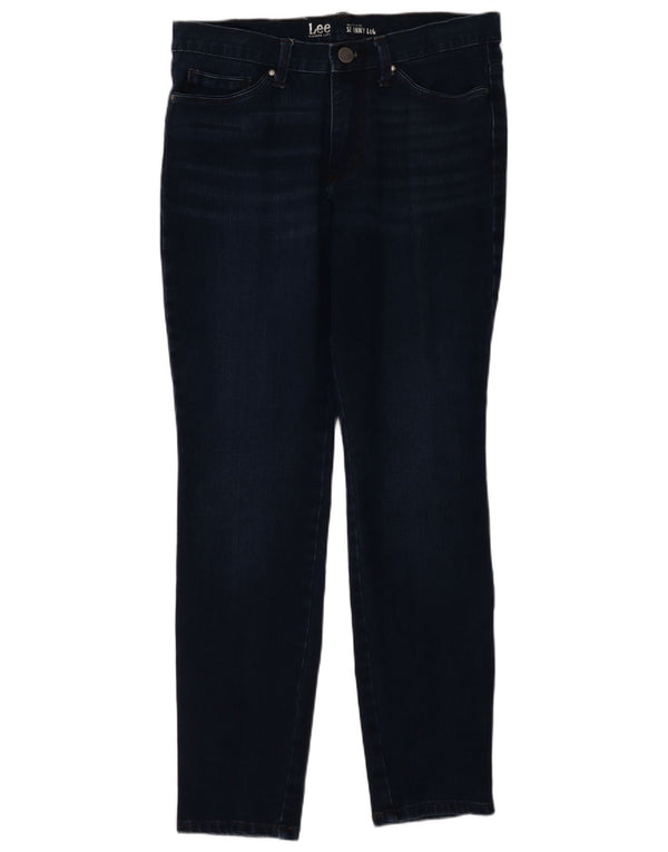 Lee Dame Modern Rise Skinny Jeans US 10 Large W30 L28 Marineblå Bomuld